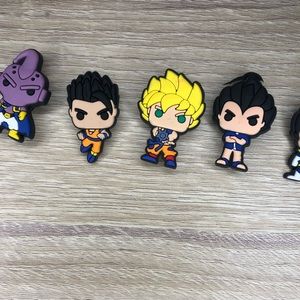 Dragon Ball Z Croc Charm Set of 6
